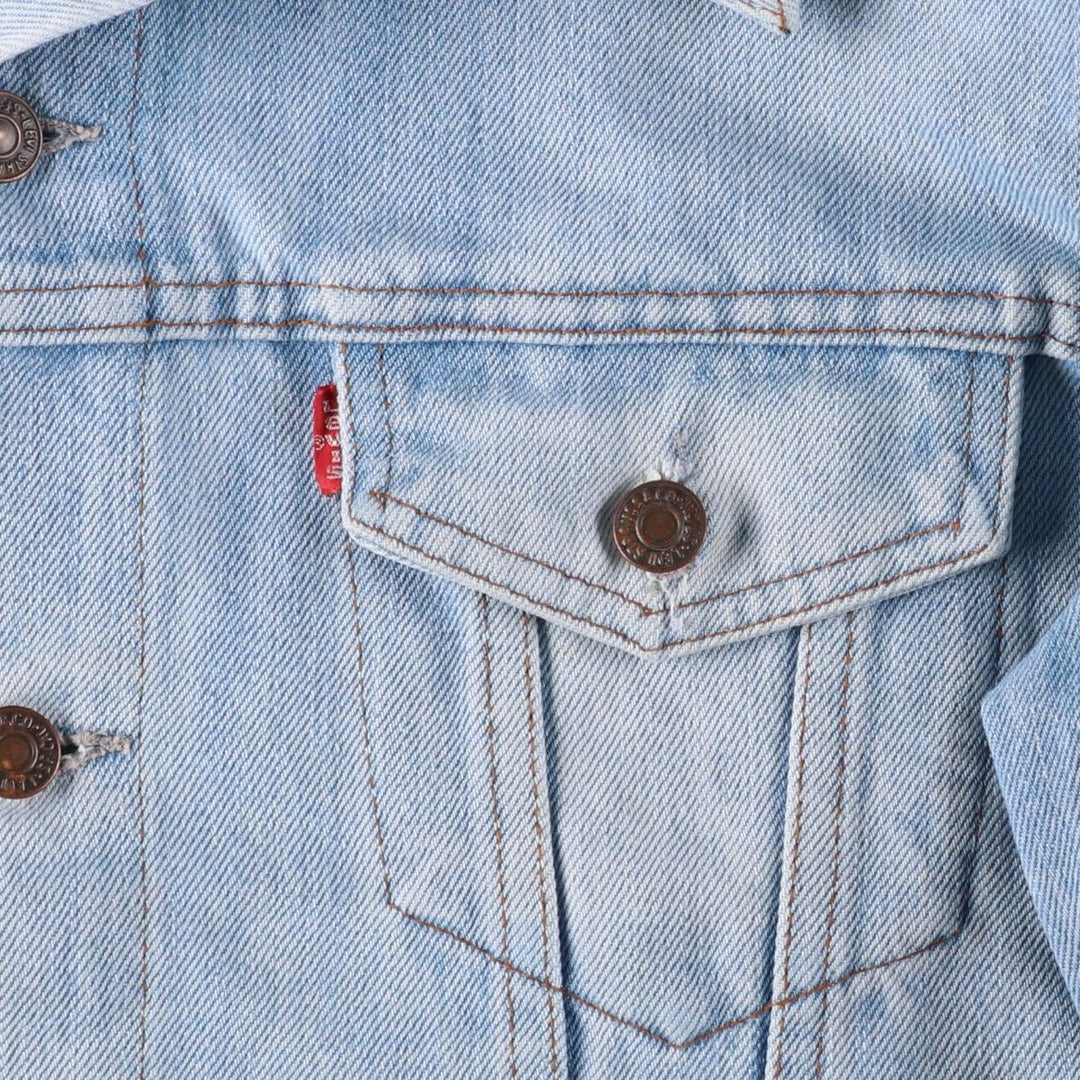 Vintage Levi's Euro Model Denim Jacket, Made in France, Men's Size Medium cotton blue type Vintage Second Hand