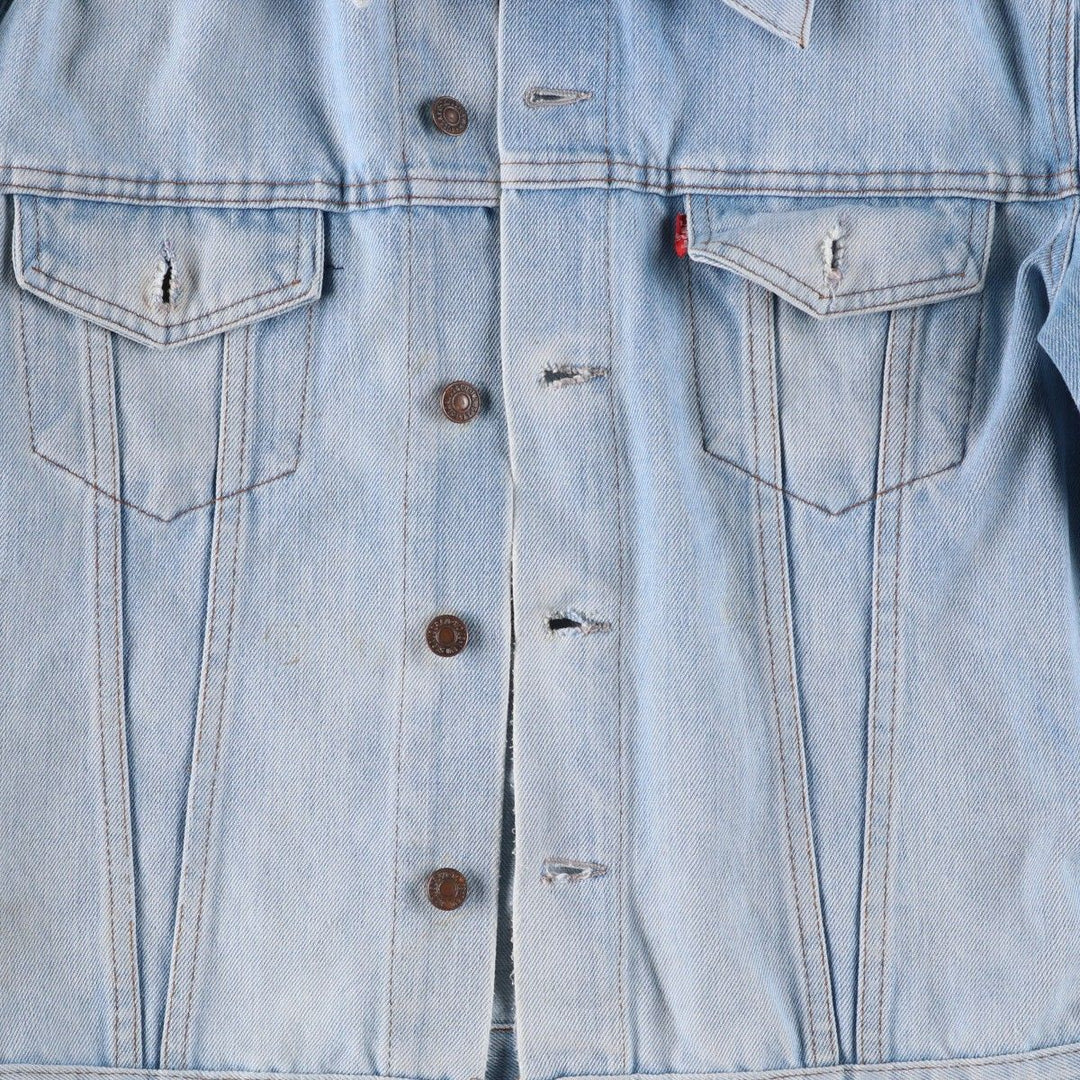 Vintage Levi's Euro Model Denim Jacket, Made in France, Men's Size Medium cotton blue type Vintage Second Hand