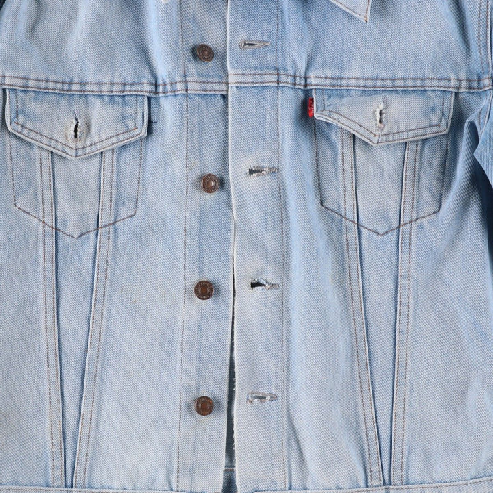 Vintage Levi's Euro Model Denim Jacket, Made in France, Men's Size Medium cotton blue type Vintage Second Hand