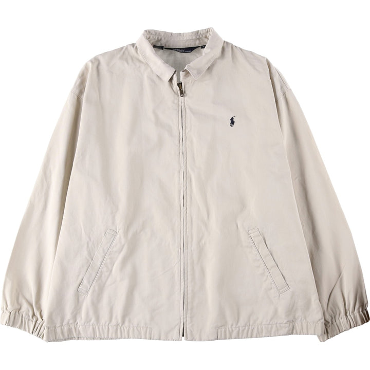 Ralph Lauren POLO by Ralph Lauren Swing Top Sports Jacket Men's L size cotton Beige type Vintage Second Hand