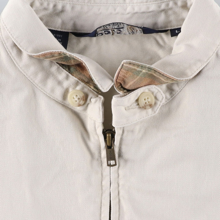 Ralph Lauren POLO by Ralph Lauren Swing Top Sports Jacket Men's L size cotton Beige type Vintage Second Hand