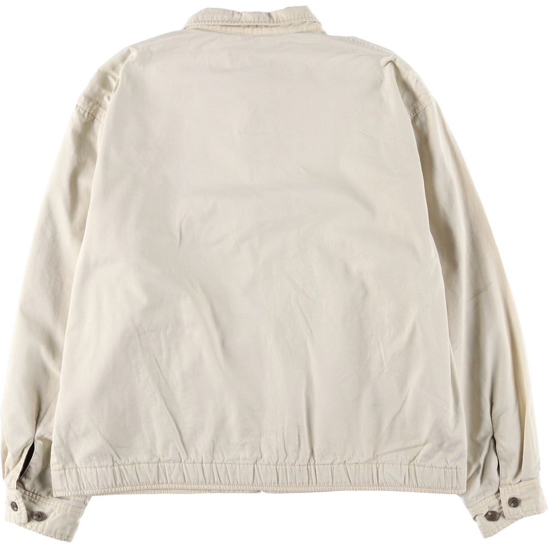 Ralph Lauren POLO by Ralph Lauren Swing Top Sports Jacket Men's L size cotton unbleached Vintage Second Hand