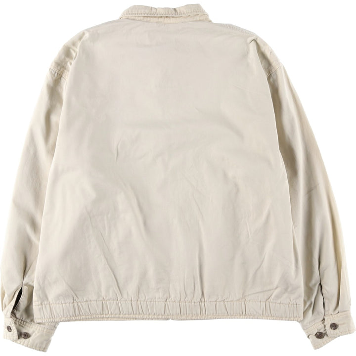 Ralph Lauren POLO by Ralph Lauren Swing Top Sports Jacket Men's L size cotton unbleached Vintage Second Hand