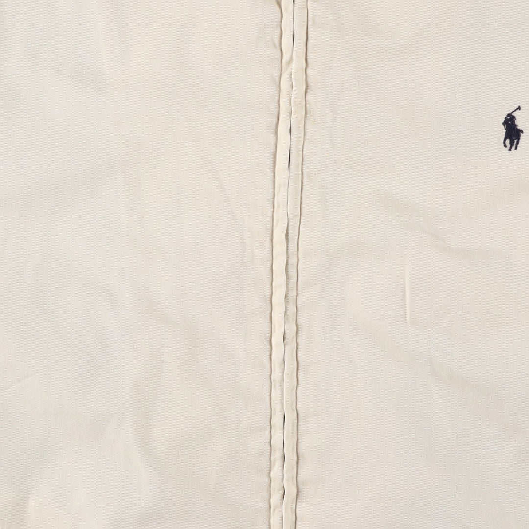 Ralph Lauren POLO by Ralph Lauren Swing Top Sports Jacket Men's L size cotton unbleached Vintage Second Hand