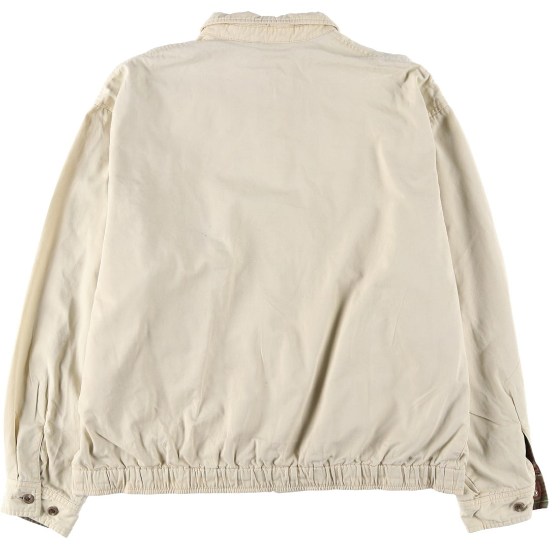 Ralph Lauren POLO by Ralph Lauren Swing Top Sports Jacket Men's L size cotton unbleached Vintage Second Hand