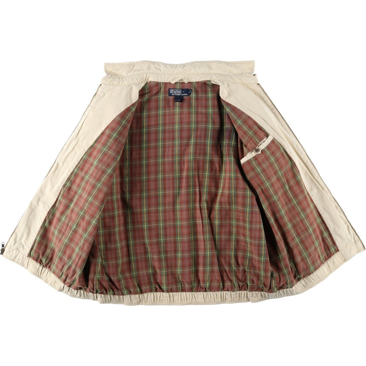 Ralph Lauren POLO by Ralph Lauren Swing Top Sports Jacket Men's L size cotton unbleached Vintage Second Hand