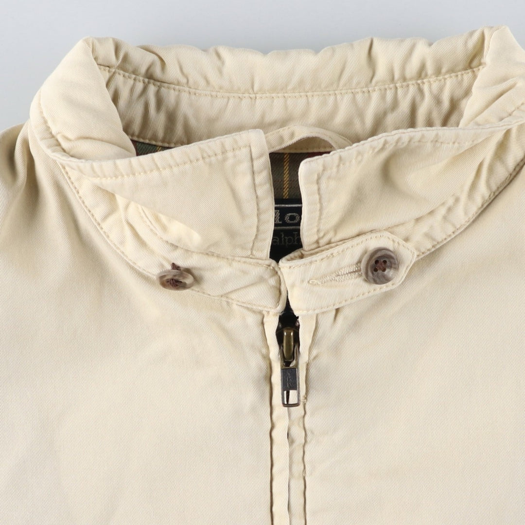 Ralph Lauren POLO by Ralph Lauren Swing Top Sports Jacket Men's L size cotton unbleached Vintage Second Hand