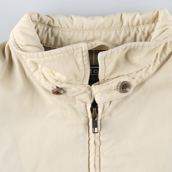 Ralph Lauren POLO by Ralph Lauren Swing Top Sports Jacket Men's L size cotton unbleached Vintage Second Hand
