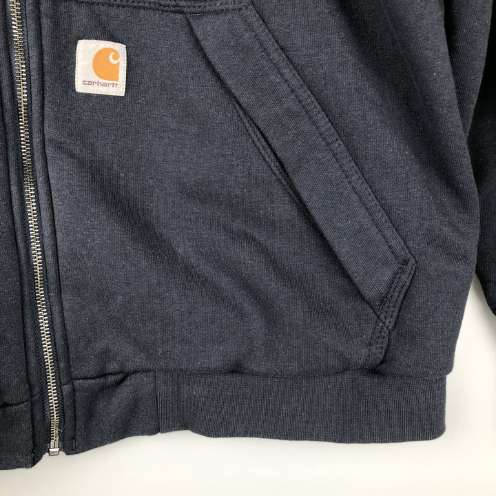 Carhartt Loose Fit Rain Defender Full-Zip Sweatshirt, Men's Size L cotton navy blue type Vintage Second Hand