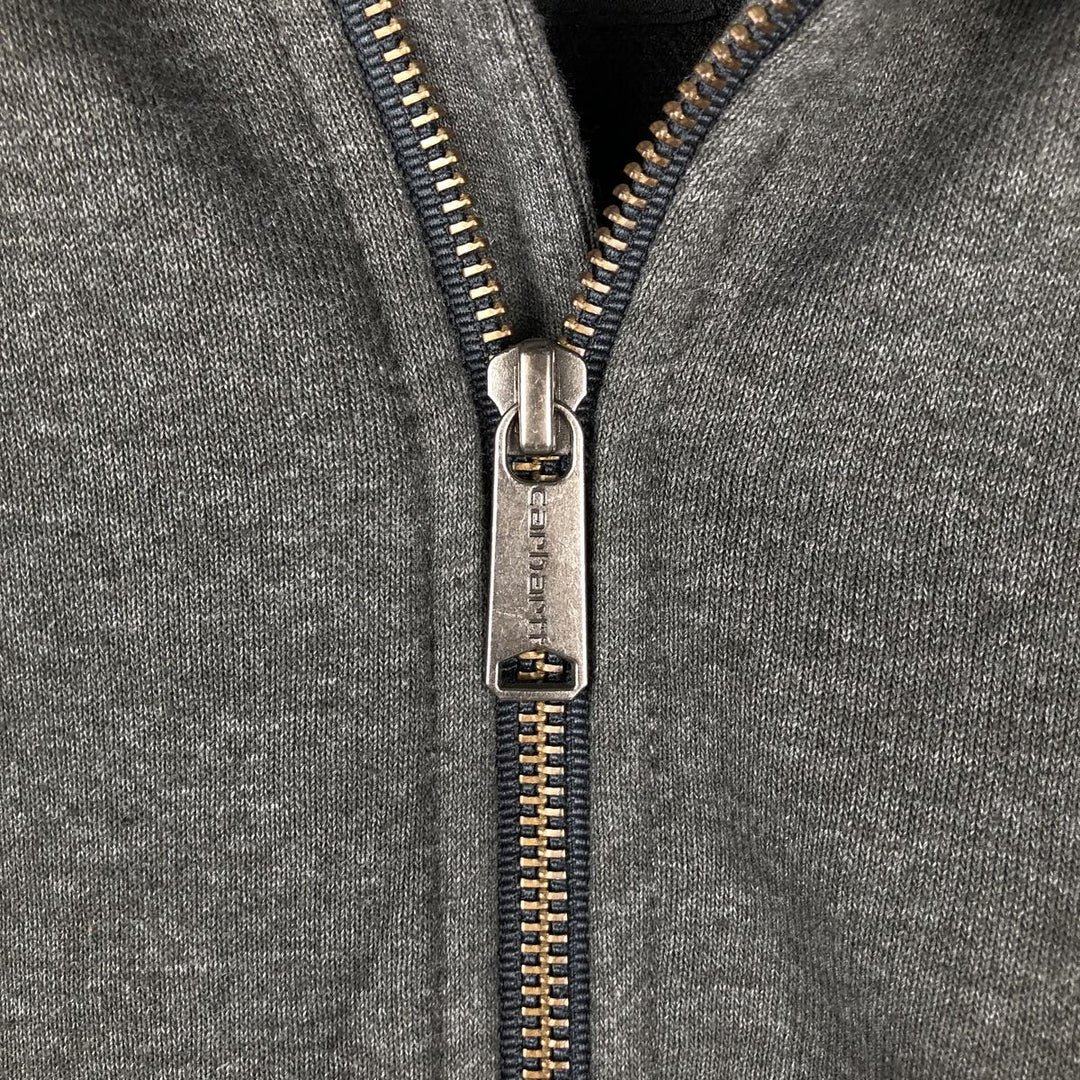Carhartt Loose Fit Rain Defender Full-Zip Sweatshirt, Men's Size L cotton gray type Vintage Second Hand