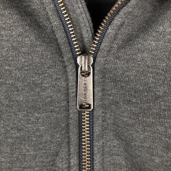 Carhartt Loose Fit Rain Defender Full-Zip Sweatshirt, Men's Size L cotton gray type Vintage Second Hand