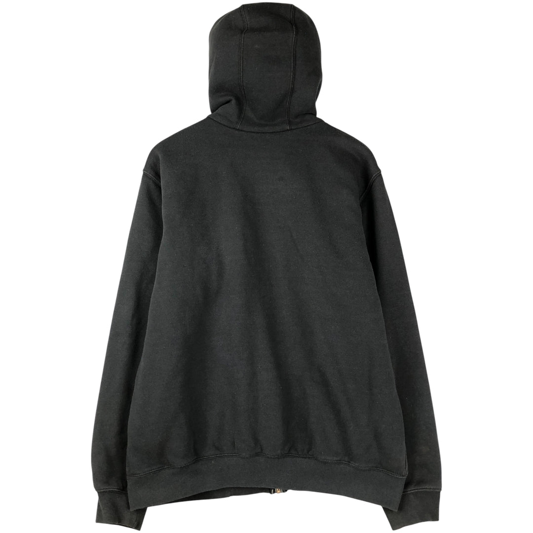 Carhartt RAIN DEFENDER Padded Full-Zip Sweatshirt, Men's Size M cotton Charcoal Vintage Second Hand