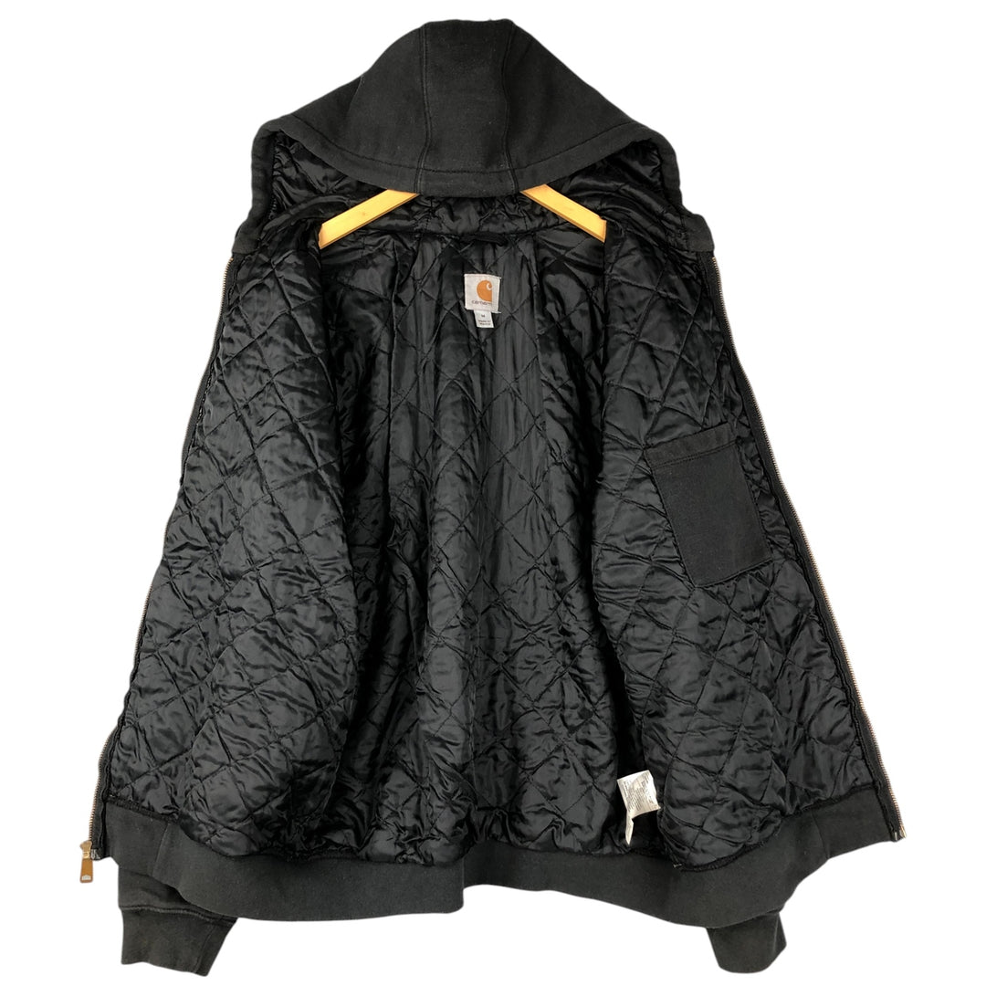 Carhartt RAIN DEFENDER Padded Full-Zip Sweatshirt, Men's Size M cotton Charcoal Vintage Second Hand