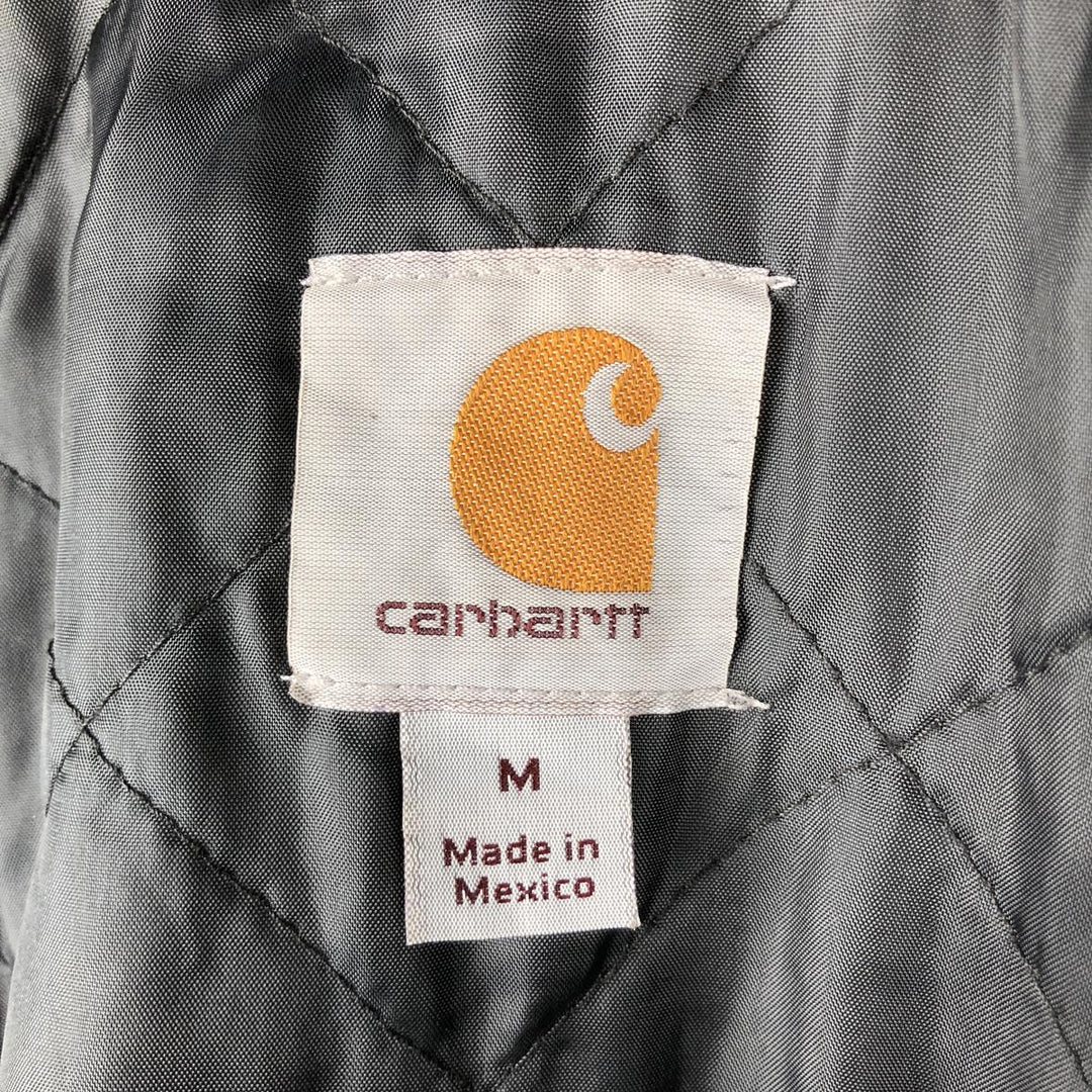 Carhartt RAIN DEFENDER Padded Full-Zip Sweatshirt, Men's Size M cotton Charcoal Vintage Second Hand