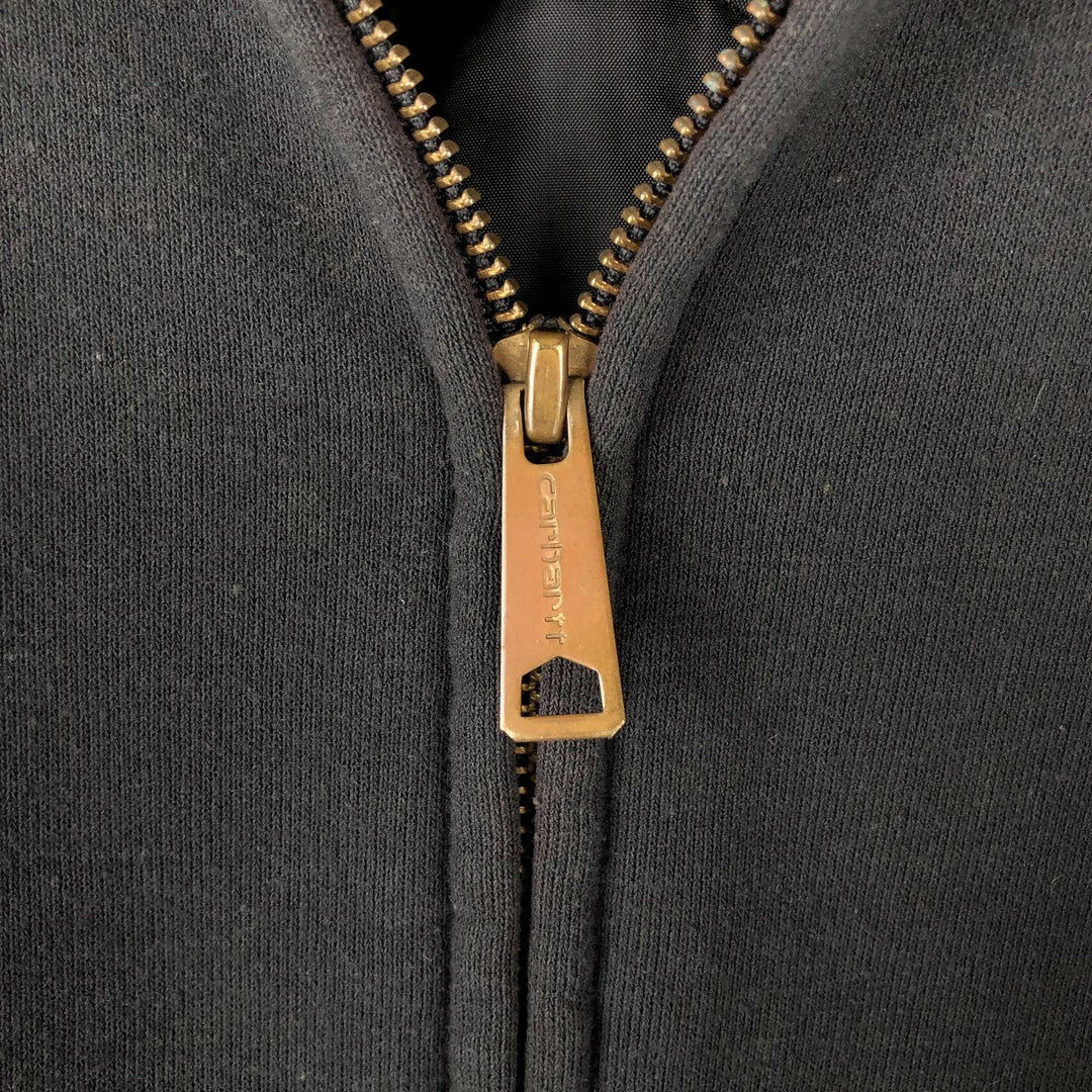 Carhartt RAIN DEFENDER Padded Full-Zip Sweatshirt, Men's Size M cotton Charcoal Vintage Second Hand