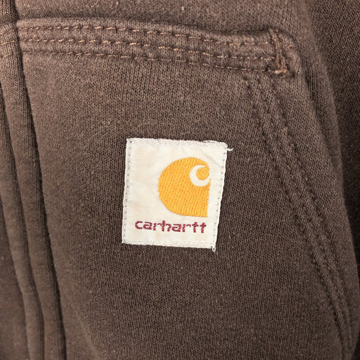 Carhartt RAIN DEFENDER Rain Defender Full-Zip Sweatshirt Hoodie, Men's Size M cotton brown type Vintage Second Hand