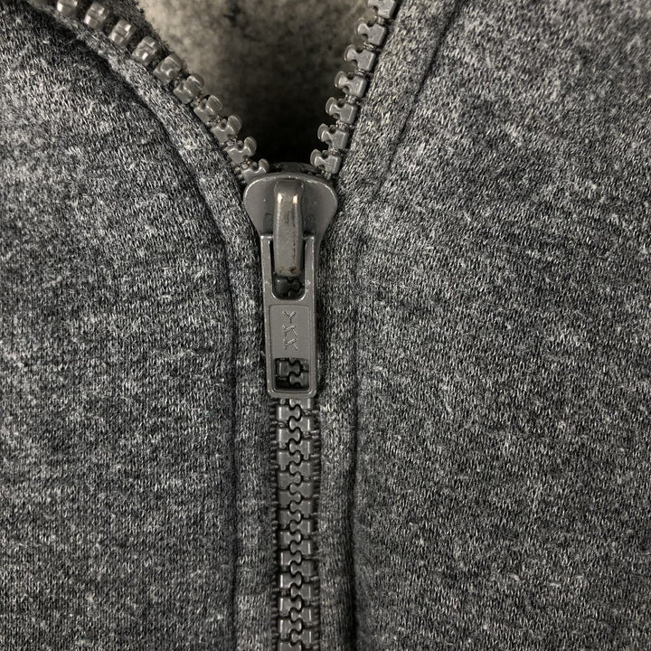 Vintage 90'S Christian Dior MONSIEUR full-zip sweatshirt, size M, men's polyester gray type Vintage Second Hand