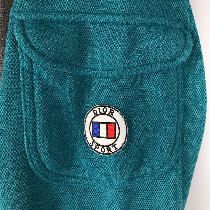 Vintage 90'S Christian Dior MONSIEUR full-zip sweatshirt, size M, men's polyester gray type Vintage Second Hand