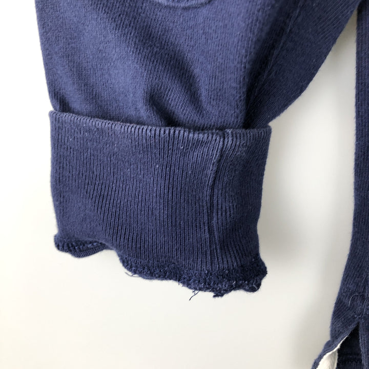 Ralph Lauren POLO RALPH LAUREN CUSTOM FIT long-sleeved rugby shirt, men's size L cotton navy blue type Vintage Second Hand