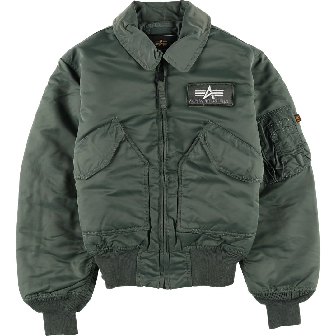 Civilian Alpha CWU-45 Nylon Khaki type Vintage Second Hand