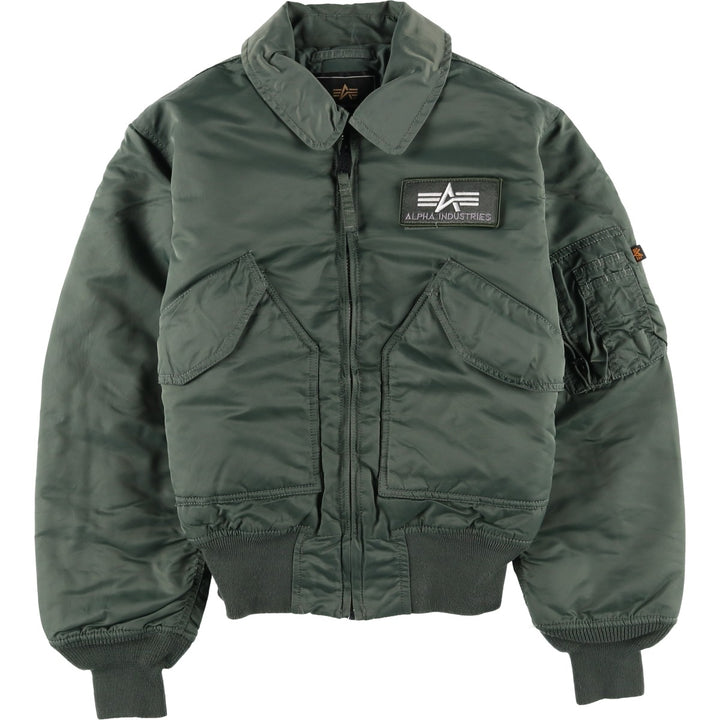 Civilian Alpha CWU-45 Nylon Khaki type Vintage Second Hand