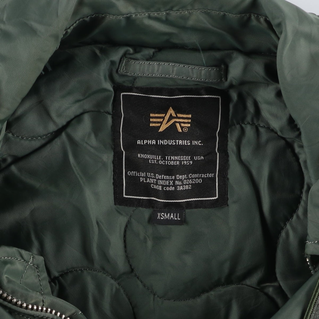 Civilian Alpha CWU-45 Nylon Khaki type Vintage Second Hand