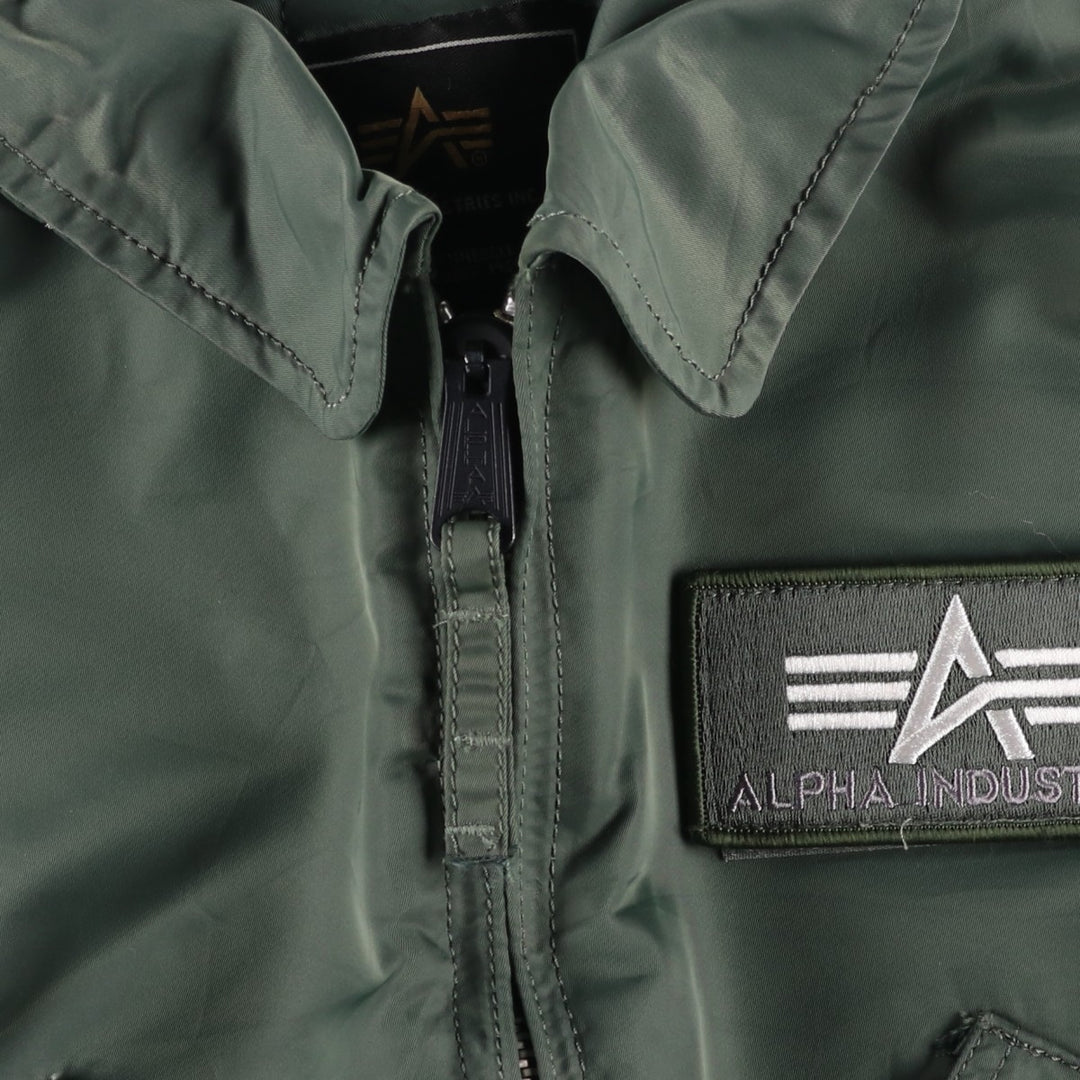 Civilian Alpha CWU-45 Nylon Khaki type Vintage Second Hand