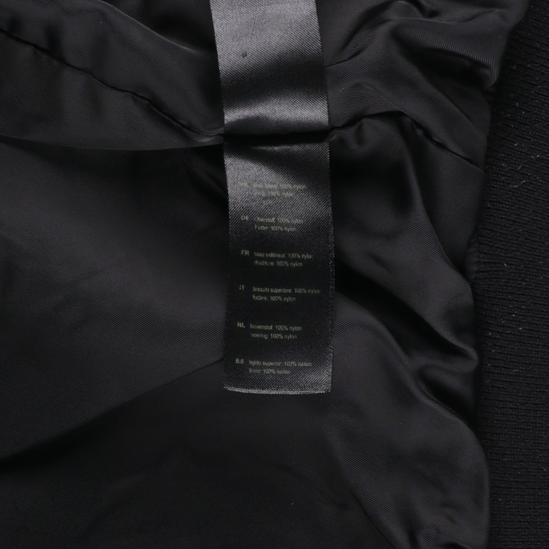 Civilian Alpha MA-1 Military Flight Jacket, Men's Size L Nylon black type Vintage Second Hand