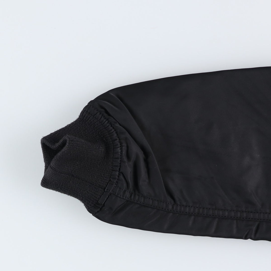 Civilian Alpha MA-1 Military Flight Jacket, Men's Size L Nylon black type Vintage Second Hand