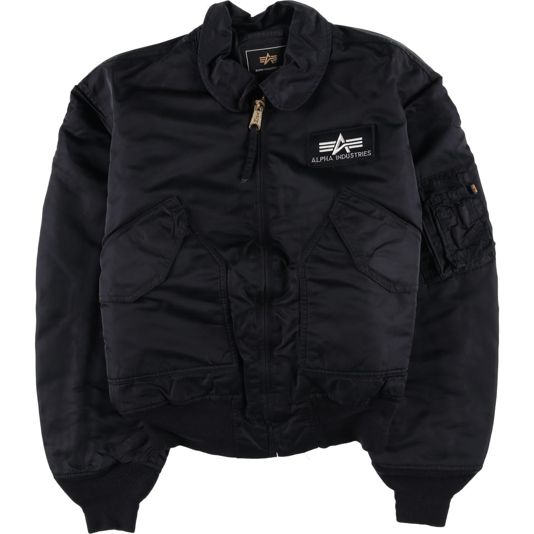 Civilian Alpha CWU-45 Nylon black type Vintage Second Hand