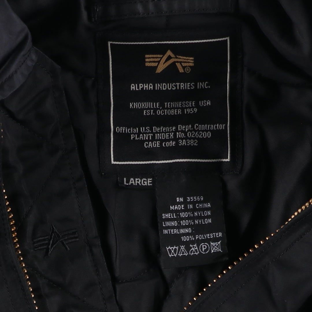 Civilian Alpha CWU-45 Nylon black type Vintage Second Hand