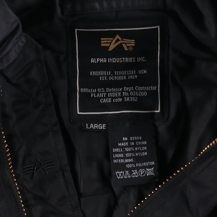 Civilian Alpha CWU-45 Nylon black type Vintage Second Hand