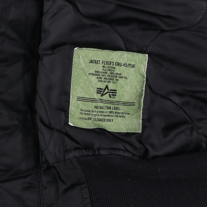 Civilian Alpha CWU-45 Nylon black type Vintage Second Hand