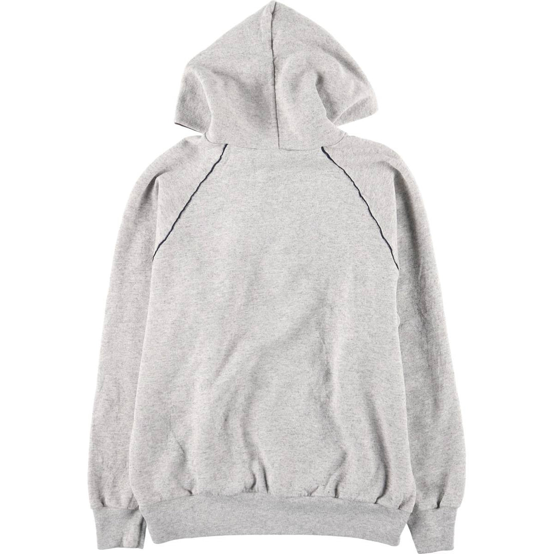 Vintage 1980'S Disney EPCOT CENTER Half-Button Hoodie, Made in USA, Men's Size L cotton gray type Vintage Second Hand