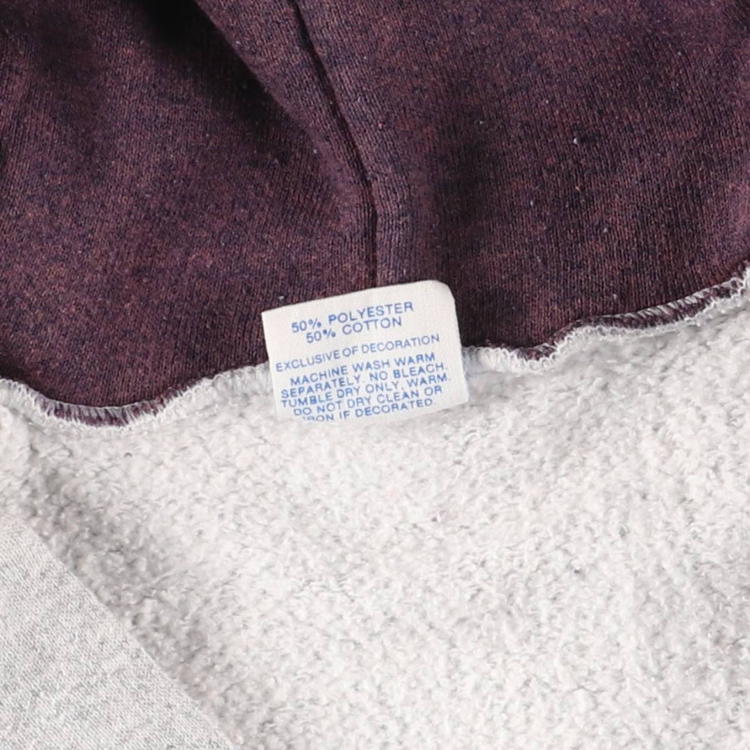 Vintage 1980'S Disney EPCOT CENTER Half-Button Hoodie, Made in USA, Men's Size L cotton gray type Vintage Second Hand