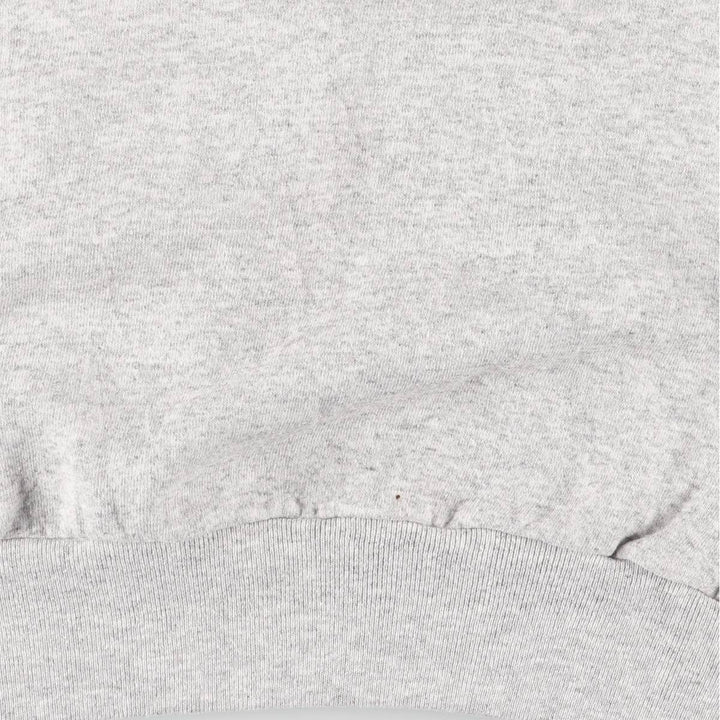 Vintage 1980'S Disney EPCOT CENTER Half-Button Hoodie, Made in USA, Men's Size L cotton gray type Vintage Second Hand