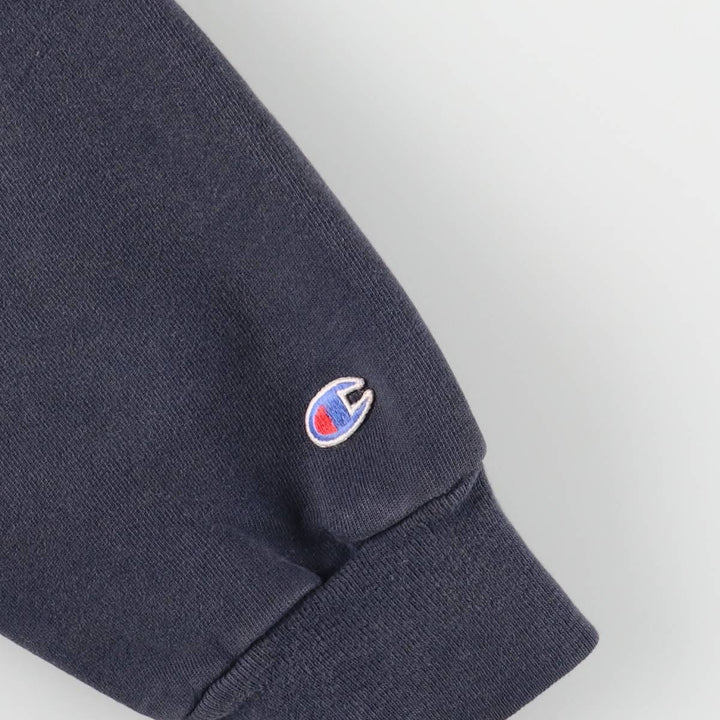 Champion 3-Print US Navy College Sweatshirt, Made in USA, Men's Size L cotton navy blue type Vintage Second Hand