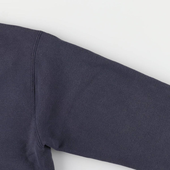 Champion 3-Print US Navy College Sweatshirt, Made in USA, Men's Size L cotton navy blue type Vintage Second Hand