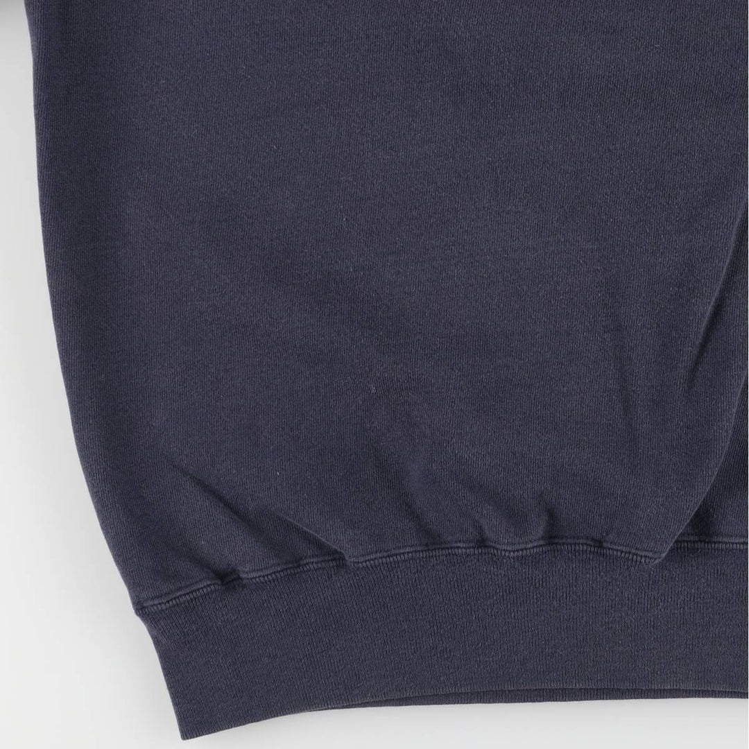 Champion 3-Print US Navy College Sweatshirt, Made in USA, Men's Size L cotton navy blue type Vintage Second Hand