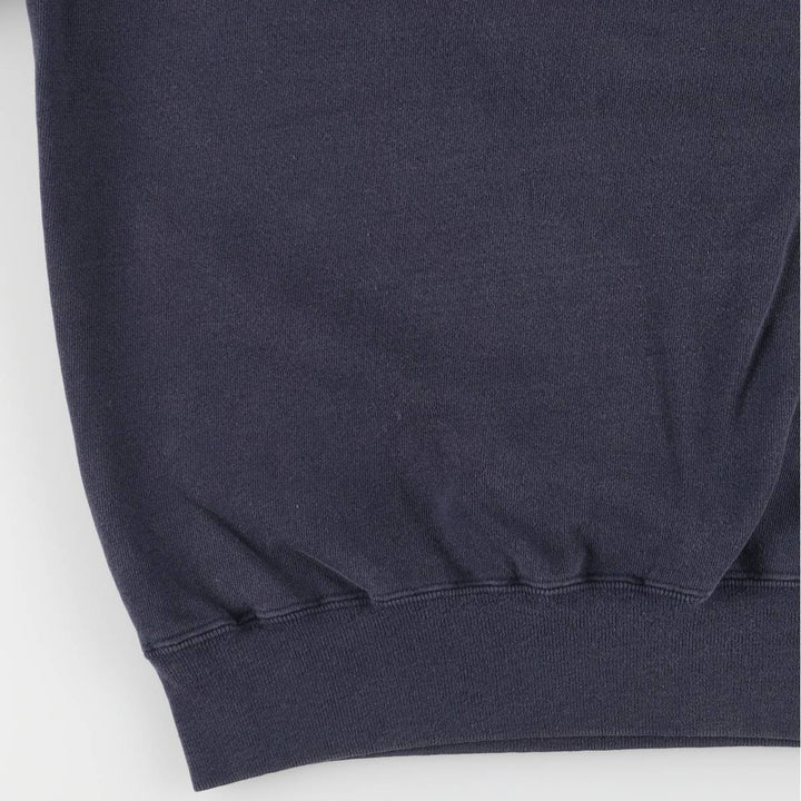 Champion 3-Print US Navy College Sweatshirt, Made in USA, Men's Size L cotton navy blue type Vintage Second Hand