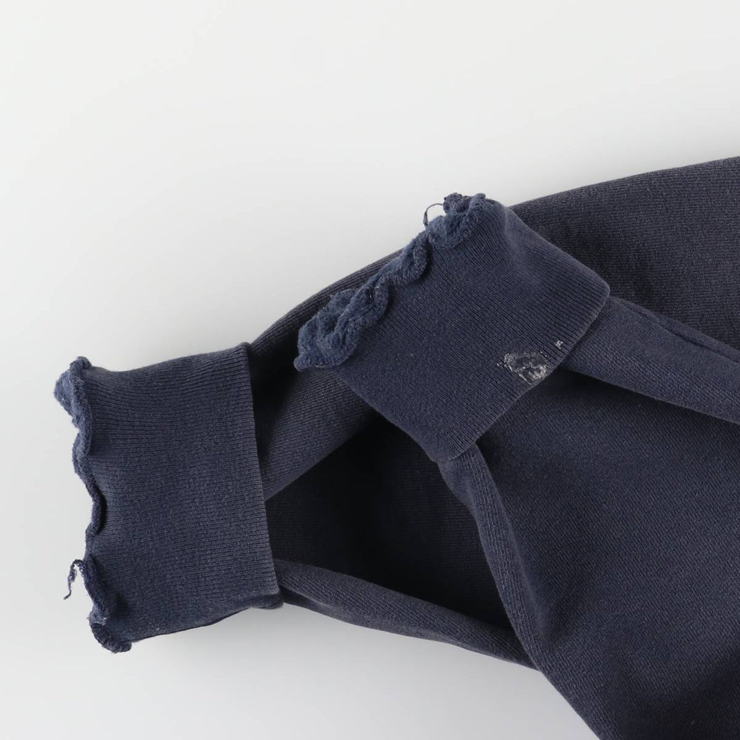 Champion 3-Print US Navy College Sweatshirt, Made in USA, Men's Size L cotton navy blue type Vintage Second Hand