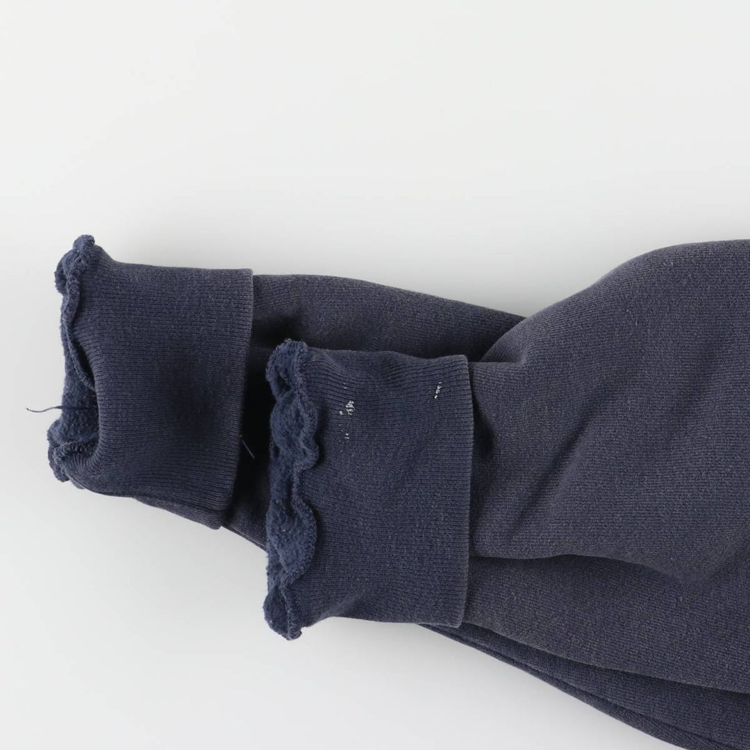 Champion 3-Print US Navy College Sweatshirt, Made in USA, Men's Size L cotton navy blue type Vintage Second Hand