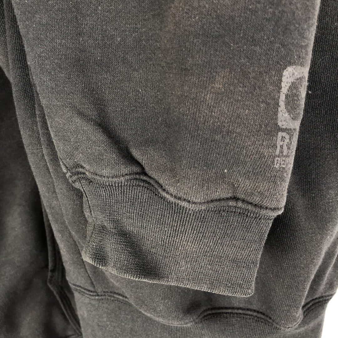 Carhartt Padded Sweatshirt Full-Zip Hoodie, Men's XL cotton black type Vintage Second Hand