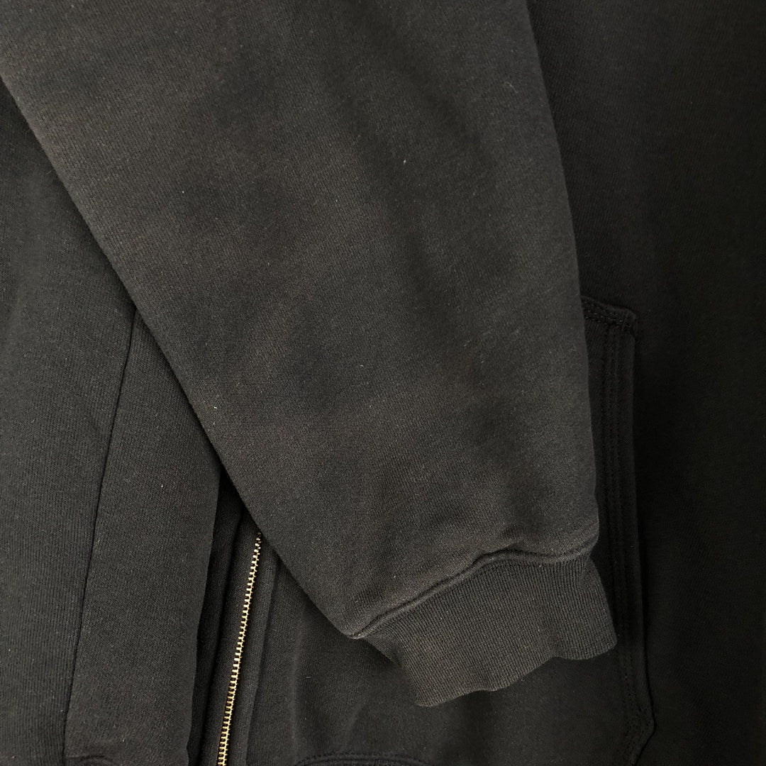 Carhartt Padded Sweatshirt Full-Zip Hoodie, Men's XL cotton black type Vintage Second Hand