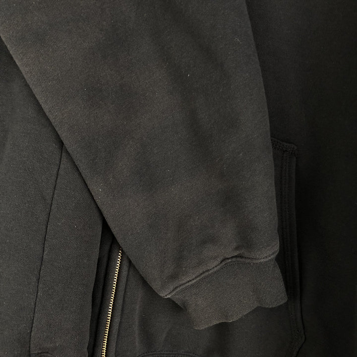 Carhartt Padded Sweatshirt Full-Zip Hoodie, Men's XL cotton black type Vintage Second Hand