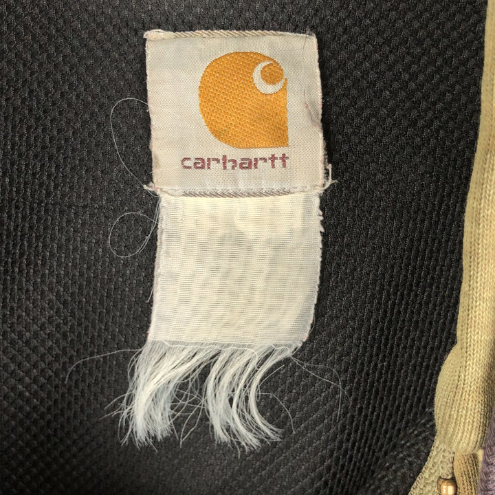 Carhartt full-zip sweatshirt hoodie, men's size XXXL unclear Khaki type Vintage Second Hand