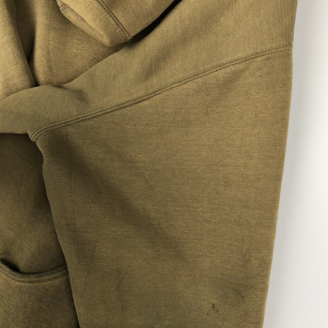 Carhartt full-zip sweatshirt hoodie, men's size XXXL unclear Khaki type Vintage Second Hand