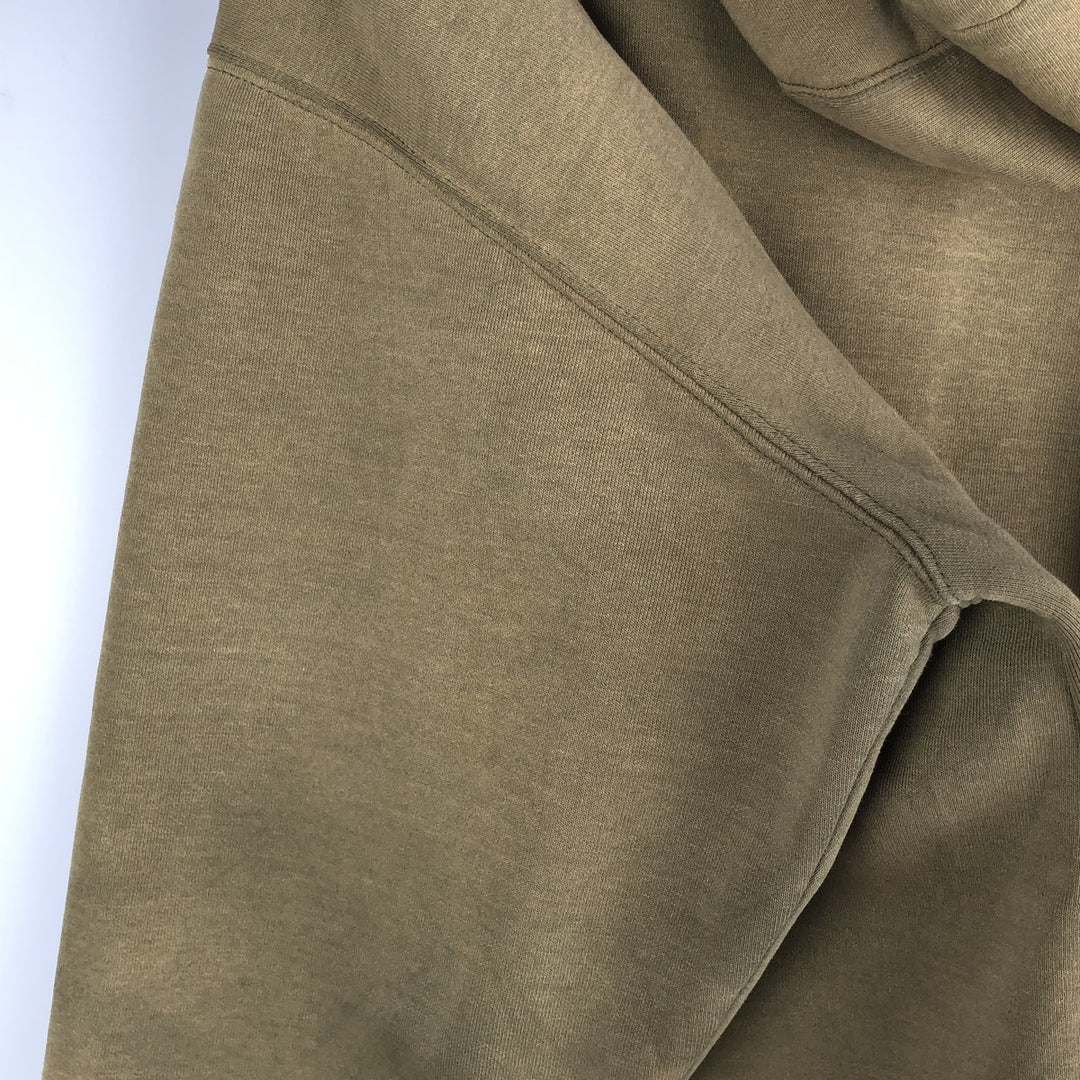 Carhartt full-zip sweatshirt hoodie, men's size XXXL unclear Khaki type Vintage Second Hand