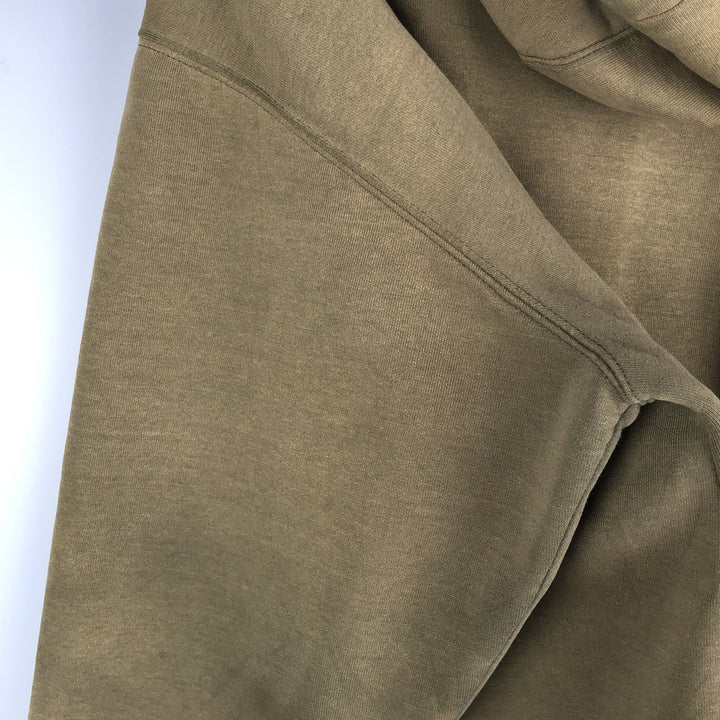 Carhartt full-zip sweatshirt hoodie, men's size XXXL unclear Khaki type Vintage Second Hand