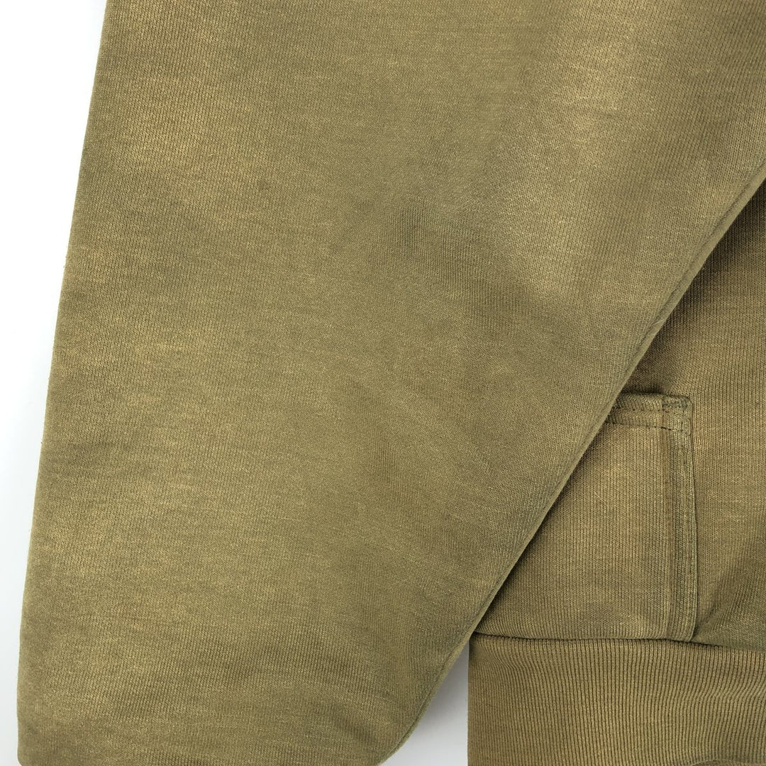 Carhartt full-zip sweatshirt hoodie, men's size XXXL unclear Khaki type Vintage Second Hand